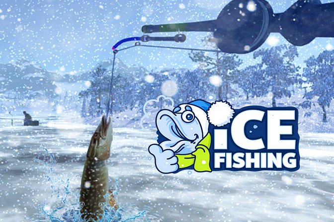Ice fishing online game in Canada